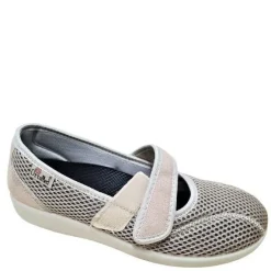 OrtoMed ballerinat - Tarrakiinnitys, Beige