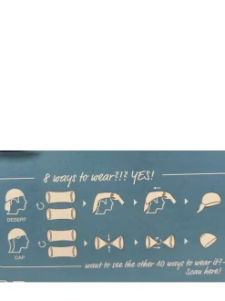 P.A.C. tuubihuivi - Fleecevuori