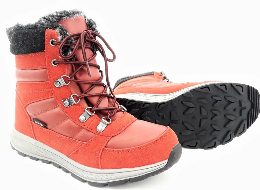 Polecat talvikengät - TripleTex punainen 430-2967 15