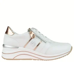 Remonte kävelykengät - valkoinen D0T04-80