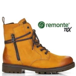 Remonte nilkkurit - Keltainen D8473-68