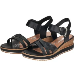 Remonte sandaalit - Musta D6454-00