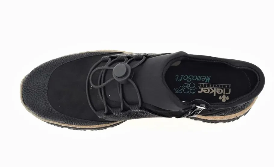 Rieker kävelykengät - MemoSoft musta N32X8-00
