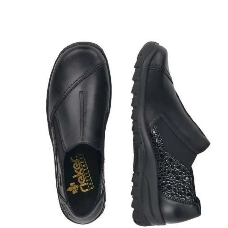 Rieker kävelykengät - Musta L7178-00