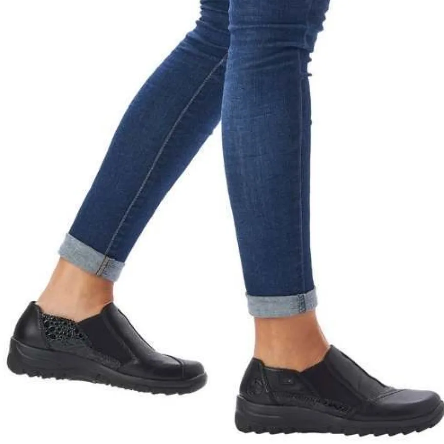 Rieker kävelykengät - Musta L7178-00