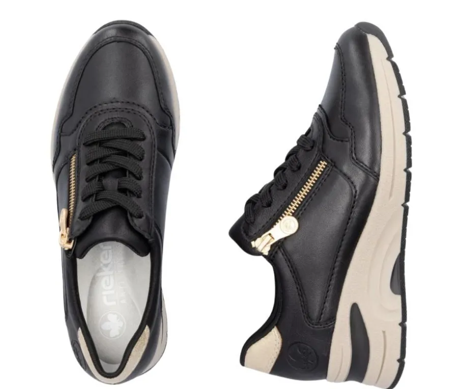 Rieker kävelykengät - Musta N9301-00