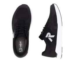 Rieker kävelykengät - Musta 09100-01