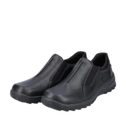 Rieker kävelykengät - Musta nahka L7175-00