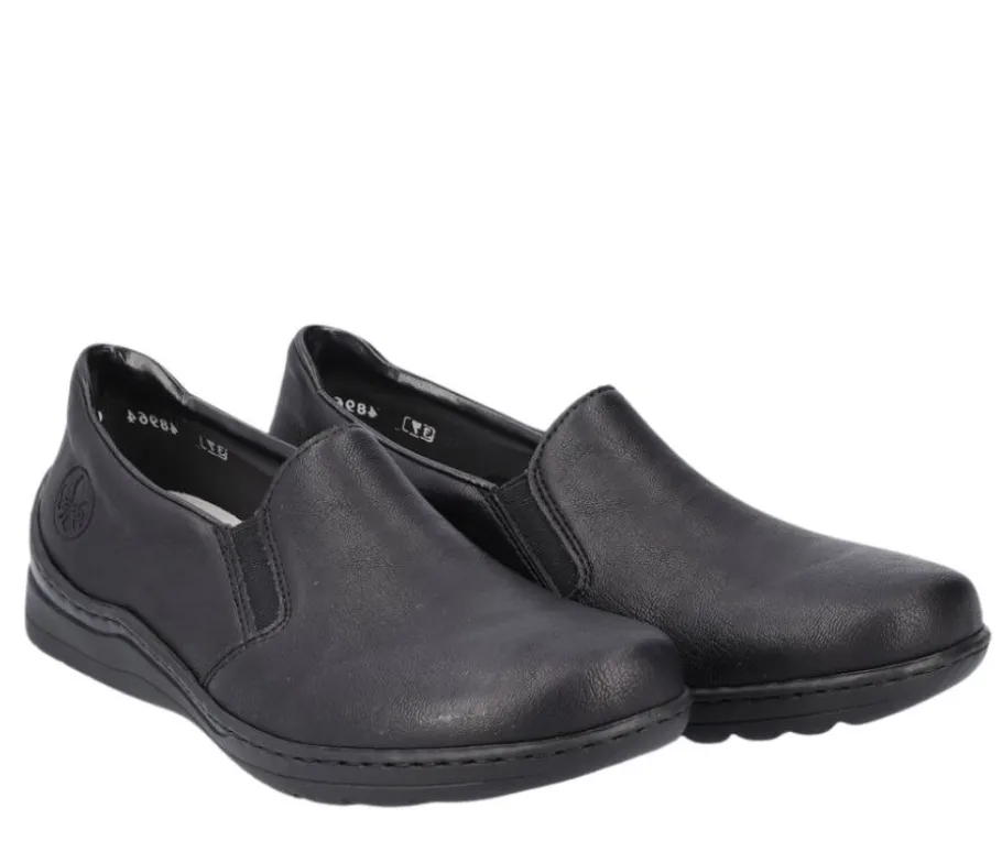 Rieker kävelykengät - Musta 48964-00