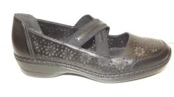 Rieker kävelykengät / Ristikkäisremmit, Musta