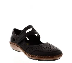 Rieker kävelykengät / Tarrakiinnitys, musta