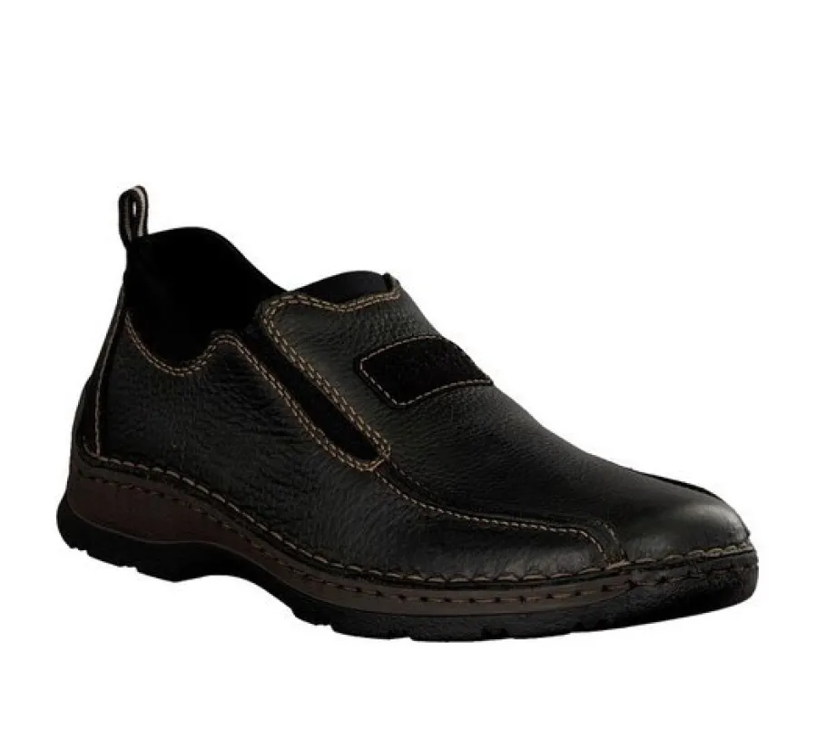 Rieker kävelykengät / Tilava lesti, Musta