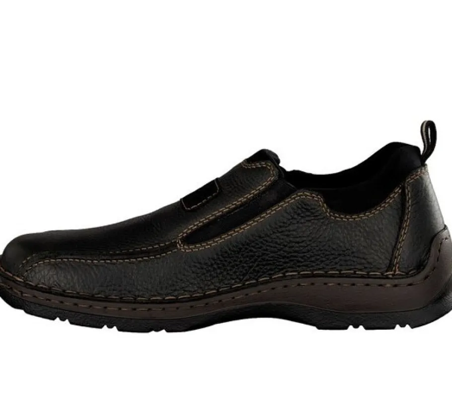 Rieker kävelykengät / Tilava lesti, Musta