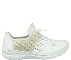 Rieker kävelykengät - Valkoinen kombi L3254-80