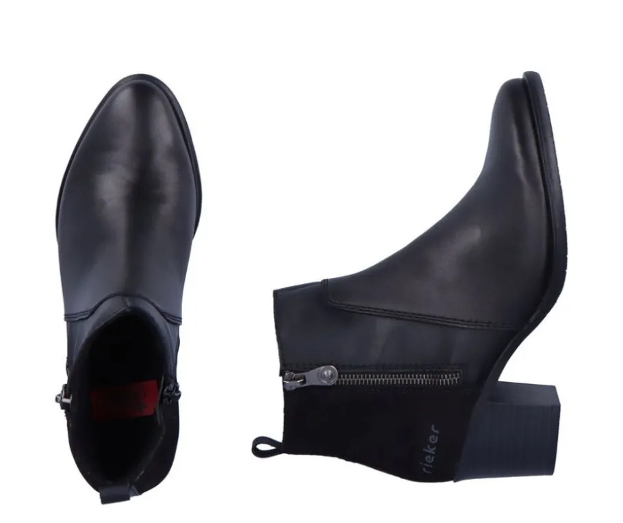 Rieker nilkkurit - Musta Y2051-00