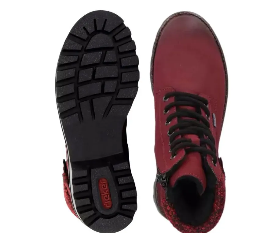 Rieker nilkkurit - Punainen 73225-35