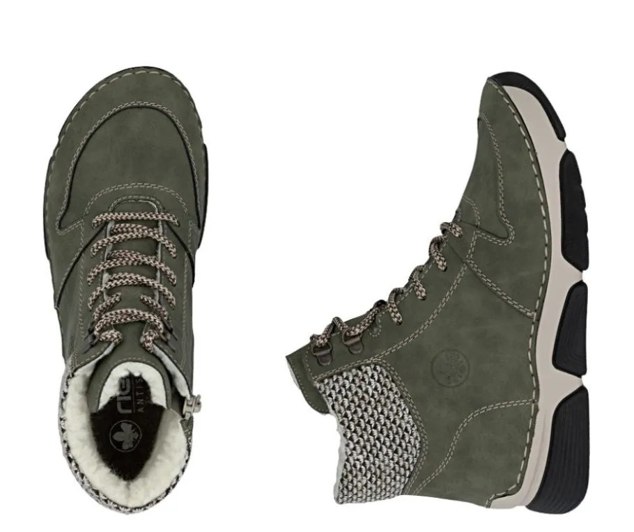 Rieker nilkkurit - Vihreä 45955-54