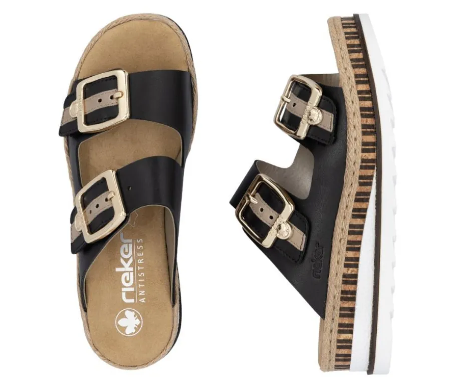 Rieker pistokkaat - Musta V7955-00