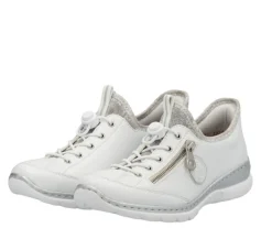 Rieker Ready2Go kävelykengät - Valkoinen kombi L32F1-80