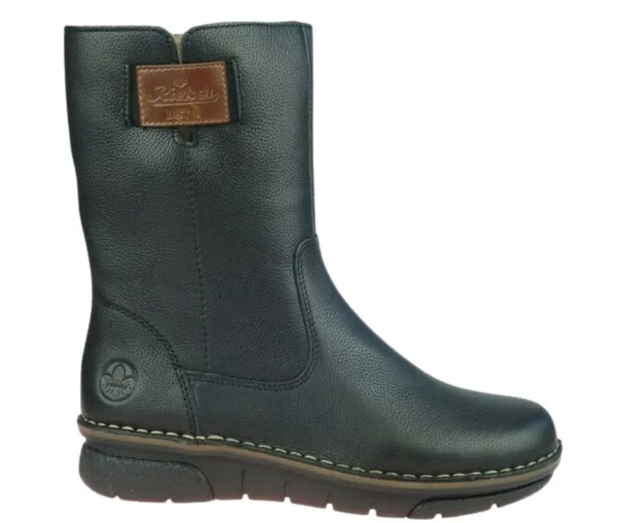 Rieker saapikkaat - Musta 73350-00