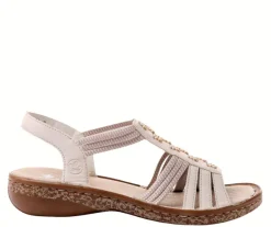 Rieker sandaalit - Beige 62855-60
