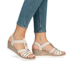 Rieker sandaalit - Beige 619B2-60