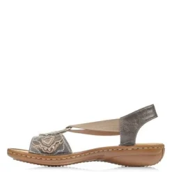 Rieker sandaalit - Harmaanruskea 608B9-45