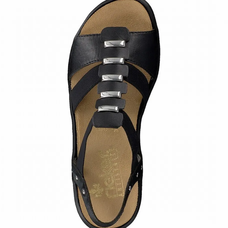 Rieker sandaalit - Musta 64580-00