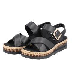 Rieker sandaalit - Musta V7951-00