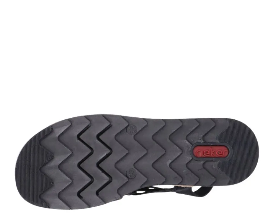 Rieker sandaalit - Musta V7972-00