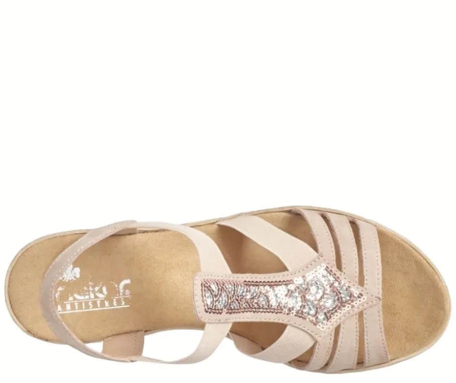 Rieker sandaalit - Roosa 61913-31