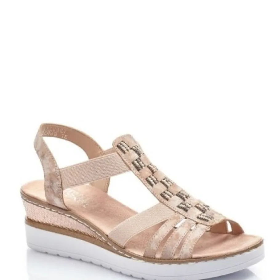 Rieker sandaalit - Roosa V3822-31