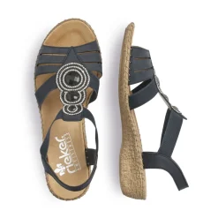 Rieker sandaalit / Timanttikoristeet, t.sin