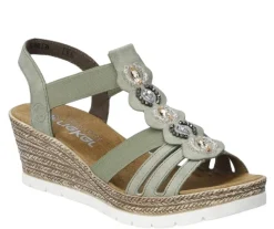 Rieker sandaalit - Vihreä 619B2-52