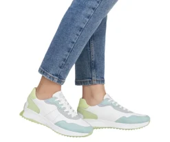 Rieker tennarit - Valkoinen kombi W1308-81