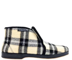 Sauli tossut - Musta/Valkoinen ruutukuosi