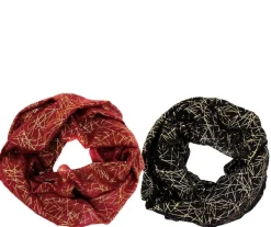 Veniz tuubihuivi kultaprintillä